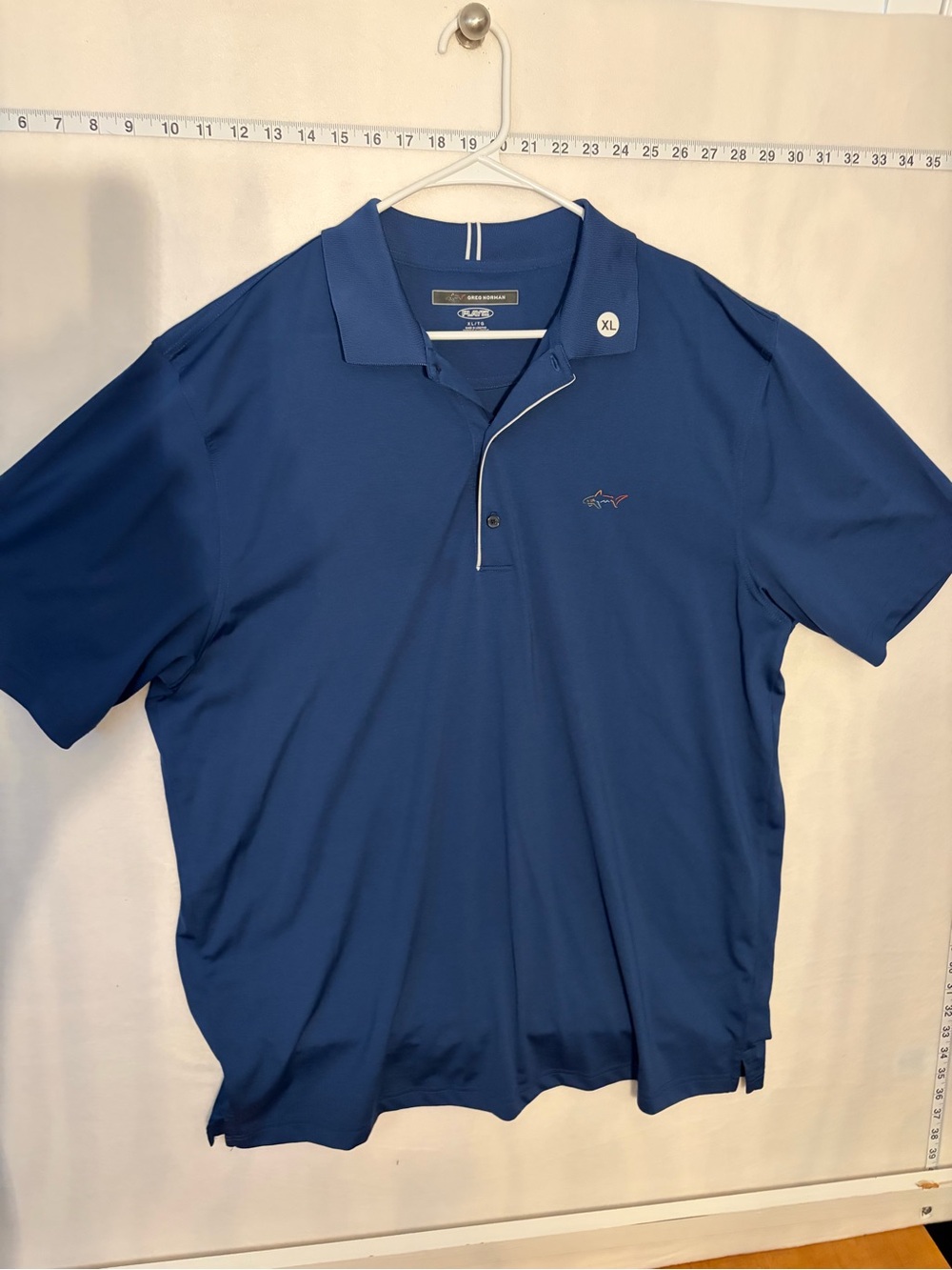 Greg Norman Collection Men's Navy Blue Polo Shirt